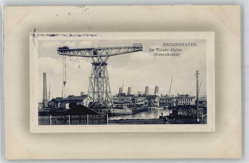 Bremerhaven Im Kaiser-Hafen, Riesenkrahn