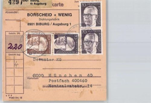 Biburg Paketkarte