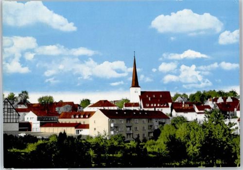 58553 W5884 Halver - Teilansicht mit Kirche