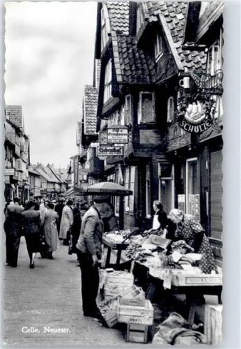 29221 W3100 Celle - Markttag , neue Strasse