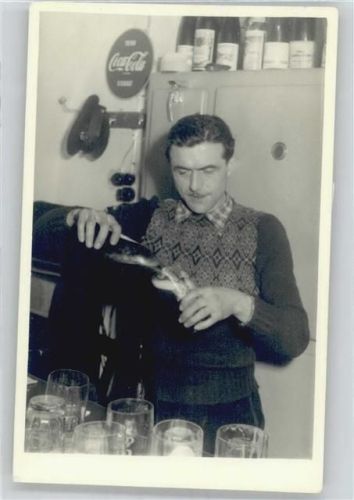Coca-Cola Werbung , Foto-Karte Bier