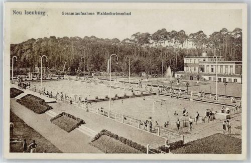 63263 W6078 Neu-Isenburg - Gesamtaufnahme Waldschwimmbad