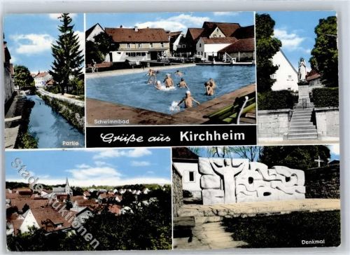 97268 W8701 Kirchheim , Unterfr - Schwimmbad