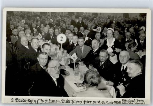 Lichterfelde WK II 2. Garde Rgt. 1938, Feier