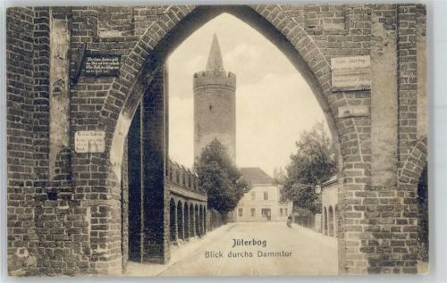 Jüterbog Blick durchs Dammtor