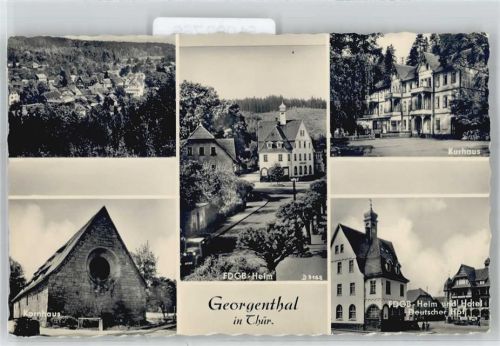 Georgenthal Kornhaus, Kurhaus, FDGB-Ferienheim, Hotel Deutscher Hof