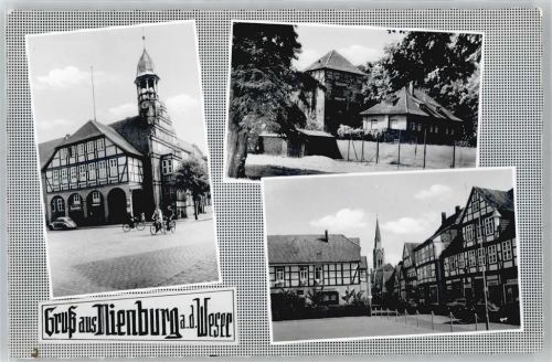 Nienburg Kirche, Rathaus, Ortsansicht
