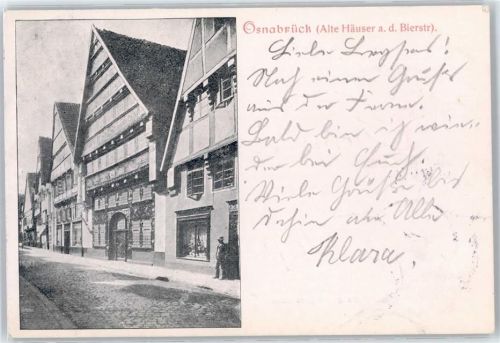 49074 W4500 Osnabrück - Alte Häuser an der Bierstrasse