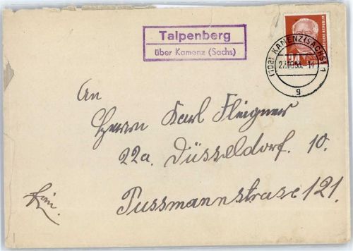 01920 O8292 Talpenberg - Landpoststempel
