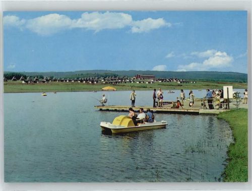 54427 W5509 Kell am See - Feriendorf und Bootsanlegestelle
