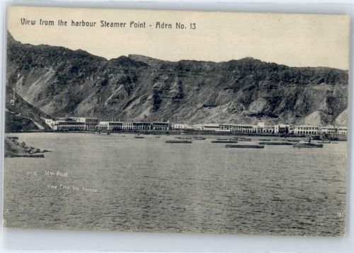 Aden - View from the harbour Steamer Point