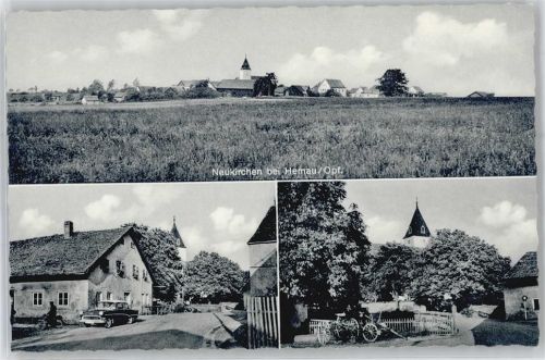 93155 W8416 Hemau - Gesamtbild, Kirche, Auto
