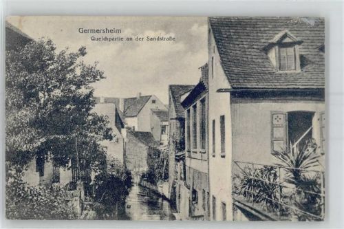 Germersheim Queichpartie an der Sandstraße