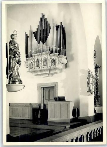 Oberschwarzach Pfarrkirche, Chororgel