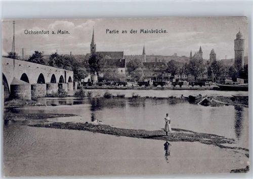 97199 W8703 Ochsenfurt - Partie an der Mainbrücke