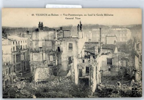 Verdun Foto-Karte