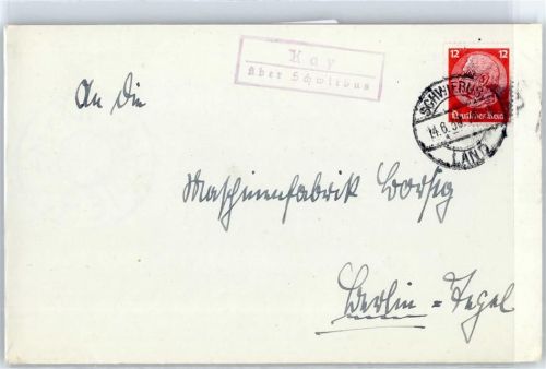 Schwiebus Swiebodzin - Landpoststempel Kay