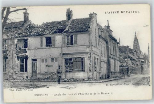 02200 Soissons - Zerstörtes Gebäude