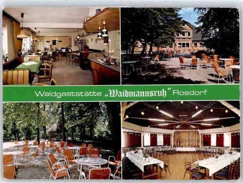 25548 W2217 Rosdorf , Holstein - Waldgaststätte Waidmannsruh