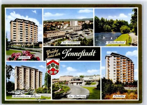 Sennestadt Ostallee Stadtring Hochhaus Büllerbachtal