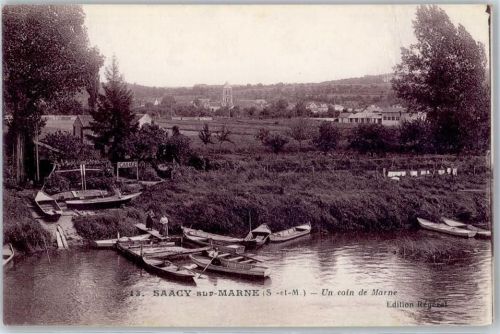 77730 Saacy-sur-Marne - Un coin de Marne Boote