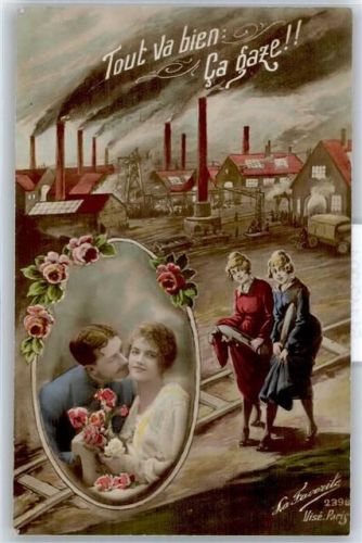 Verlag Vise Paris Nr.2398 , Industrie , Liebe , Poesie