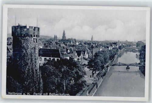 Heilbronn Partie mit Bollwerksturm