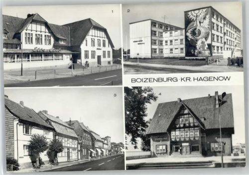 Boizenburg Clara-Zetkin-Strasse , Oberschule , Konsum Hotel