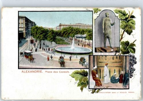 Alexandria - Place des Consuls, Statue