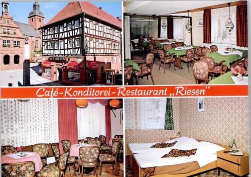 Buchen Cafe Riesen Gastraum