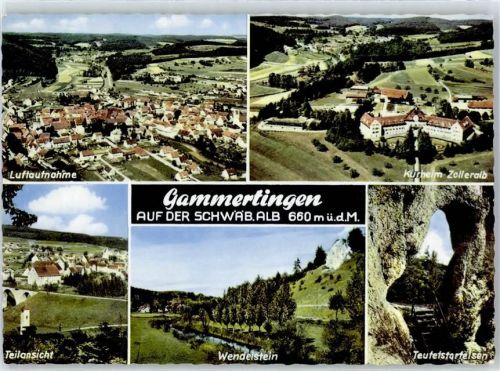 Gammertingen Fliegeraufnahme Kurheim Zolleralb Wendelstein Teufelstarfelsen