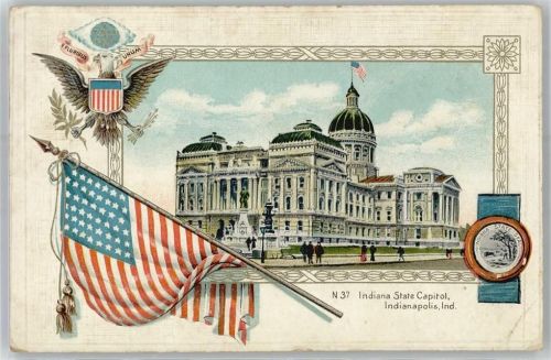 Indianapolis - Indiana State Capitol, Flagge
