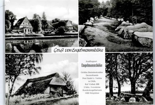 Endel Steindenkmal, Ausflugsort, Gaststätte Engelmannsbäke