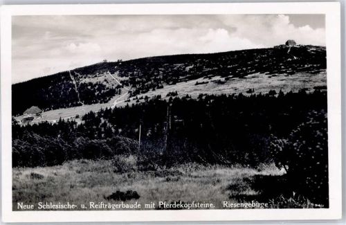 Oberschreiberhau Reifträgerbaude Schlesische Baude Pferdekopfsteine