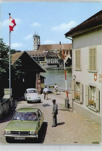 Bad Säckingen Grenzübergang Säckingerbrücke Autos VW Käfer