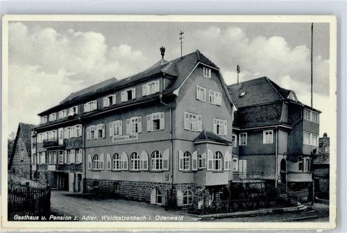 Waldkatzenbach Gasthaus Pension z. Adler