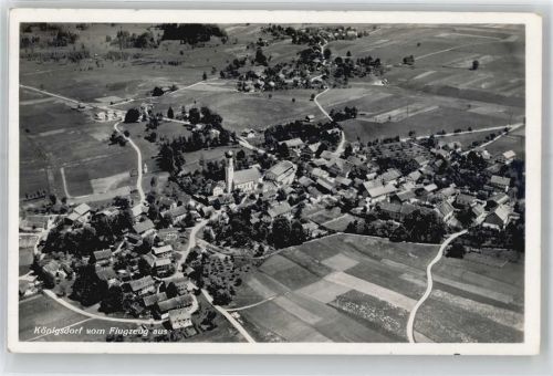 82549 W8197 Königsdorf , Oberbay - Fliegeraufnahme
