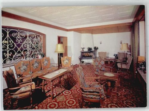 72270 W7292 Obertal , Kr Freudenstadt - Hotel Pension Gasthaus zum Engel Kaminzimmer