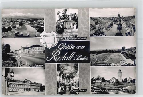 Rastatt Bahnhof Schloss Schwimmbad Kirche Innen