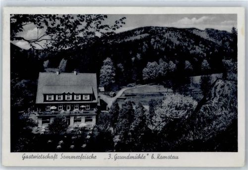 Chomutov Gasthaus Sommerfrische 3. Grundmühle