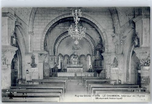 Le Chambon Kirche Innenansicht