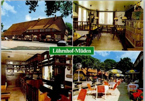 Müden Altes Gasthaus Lührnhof Doppelkarte AKU1