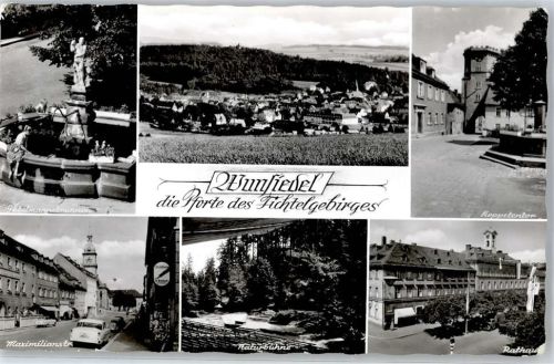 Wunsiedel Maximilianstrasse Rathaus Naturbühne