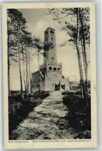 Bad Dürkheim Bismarckturm auf dem Peterskopf
