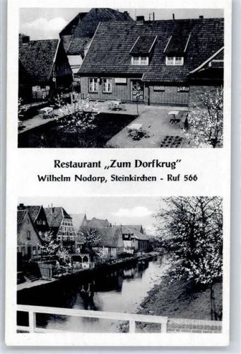21720 W2162 Steinkirchen , Kr Stade - Gasthaus zum Dorfkrug