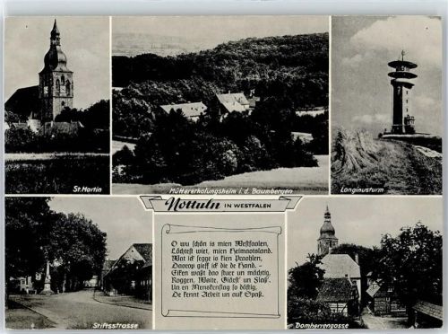 Nottuln Kirche St. Martin Longinusturm Domherrengasse