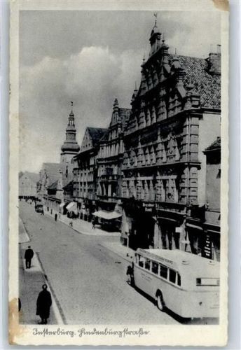 Insterburg Hindenburgstraße Omnibus