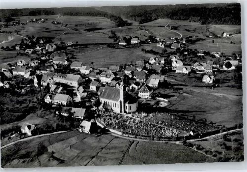 Görwihl Fliegeraufnahme Kirche Panorama