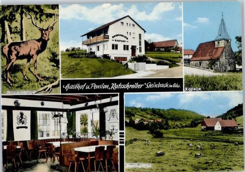 Buchen Gasthaus Pension Ratsschreiber Kirche Steinbach