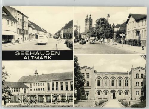 Seehausen Mühlenstraße Apotheke Lindenstraße Schule der Freundschaft